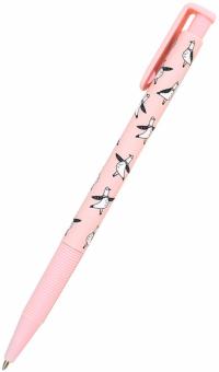 Ручка шар.0,7мм синяя Bunny,розовы,BSBP003-01-case