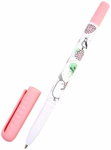 Ручка шар.0,7мм синяя Bunny,розовы,BSBP004-02-case