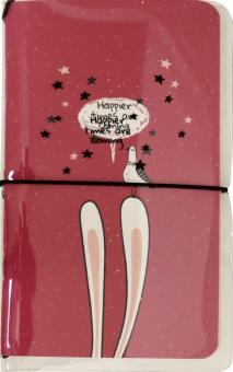 Зап.книжка.32л,10,8*17,5,Bunny,пласт,N2346