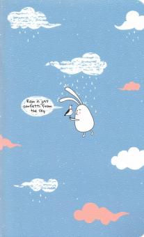 Блокнот 48л,13*21,лин,Bunny,облака,N2473