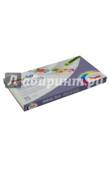 Мелки пастельные д/ткани 15цв (PTS-15)