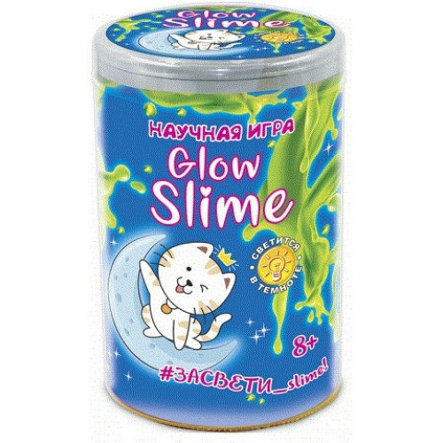 Научные развлечения Glow SLIME,12123025