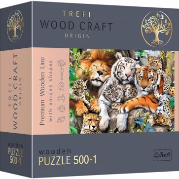 Trefl.Puzzle-501 дерев.20152 Дикие кошки в джунгл