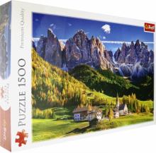 Trefl.Puzzle-1500 26163 Долина Валь-ди-Фунес,Альпы