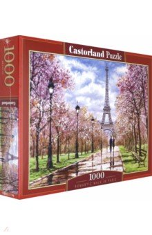 Puzzle-1000 C-104369 Романтич.прогулка по Парижу