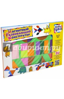 47068 Магнитный развив. конструктор, 30 деталей.