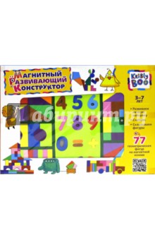 47070 Магн.развивающий конструктор, 77 деталей.