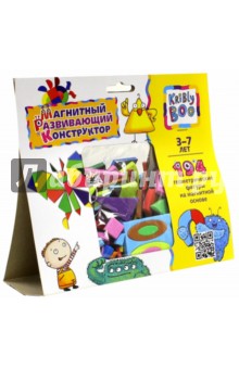 47079 Магн.развивающий конструктор, 194 детали.