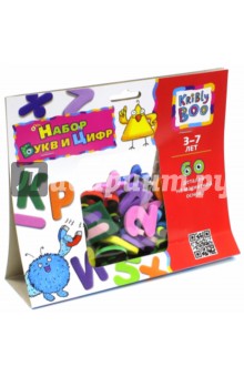 47099 Набор букв и цифр магнитные, 60 деталей.