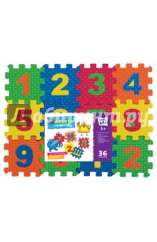 62682 Пазлы с цифрами, 36 элементов