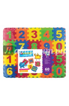 62684 Пазлы с цифрами, 60 элементов
