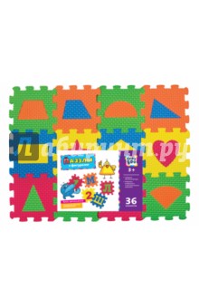 62690 Пазлы с фигурами, 36 элементов