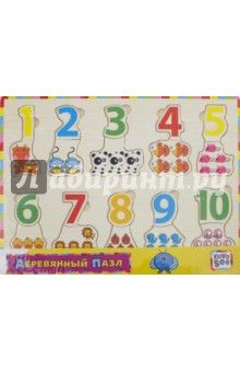 62722 Деревянный пазл "Логика и счет"