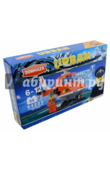 64223 Конструктор "Вертолет Красное крыло", 86эл