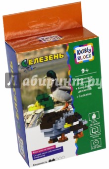 65243 Конструктор Kribly Block "Селезень", 107 дет