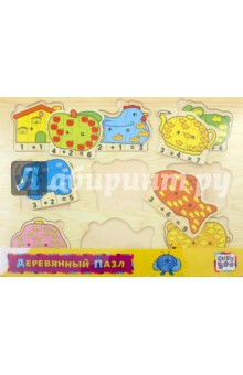 65840 Деревянный пазл "Простая Арифметика"