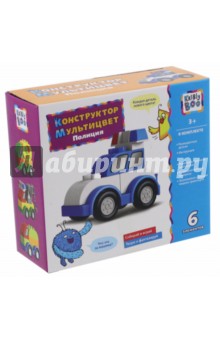 66473 Конструктор Мультицвет Городск.авто1 ассорт