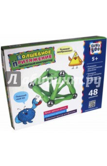 66474 Магнитный конструктор в коробке, 48 деталей