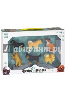 67431 Щенята- набор 6 шт. - в колл.фигур.Cats&Dogs
