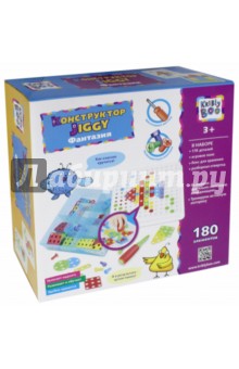 67547 Конструктор отверт Jiggy, "Фантазия", 180 эл