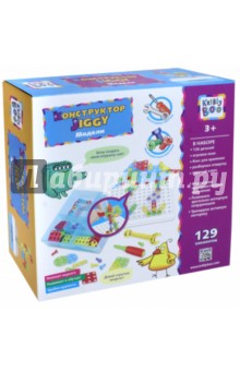 67548 Конструктор отверт."Объемные модели", 129 эл