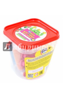 67855 Масса для лепки в ведерке с формочкам., 6 цв