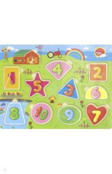 67901 Деревянный пазл Веселый счет