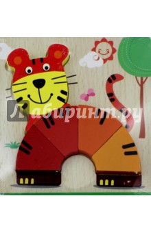 67911 Объемный пазл Тигр