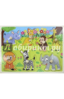 67914 Деревянный пазл Сафари