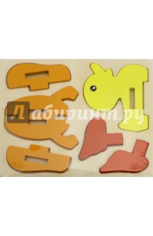 67926 Объемный пазл Зверята (Утка)