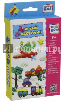 68412 Пластилин для детской лепки 6 цветов, 12 шт.