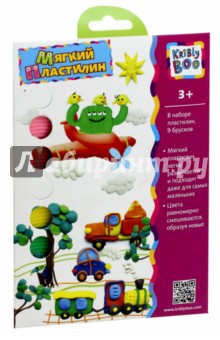 68430 Мягкий пластилин, 9 шт.