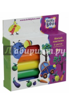 68432 Мягкий пластилин, 6 шт.