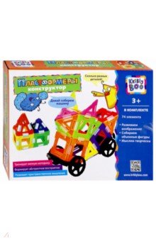 68842 Пластмас.конструктор Пластформеры, 74 элем.