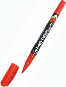 Маркер перм.красн.двойн.пиш.нак.Mate,EU10440