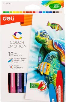 Пастель масляная 18цв Color Emotion, EC20110