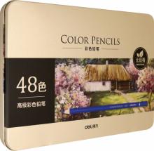 Карандаши цветные 48цв Deli 6567 мет.кор.