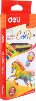 Пастель масляная 12цв ColoRun, EC20200