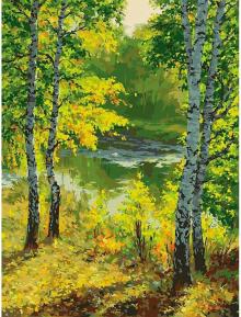 Живопись на картоне 30*40 Подмосковье,3040-CS