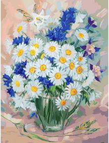 Живопись на картоне 30*40 Ромашки,3057-CS