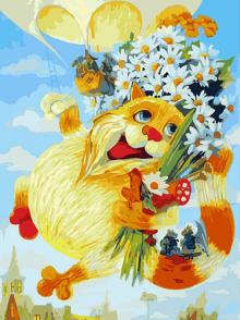 Живопись на холсте 30*40 День рождения,076-AS