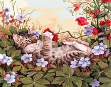 Живопись на холсте 30*40 Кошкины забавы,103-AS