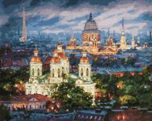 Живопись на холсте 40*50 Все краски вечера,201-AB