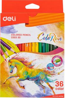 Карандаши 36цв ColoRun тополь (EC00330)
