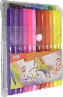 Фломастеры 24цв ColoRun,EC10023