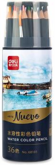 Карандаши 36цв Deli 68101 Nuevo мет.туб.