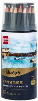 Карандаши 48цв Deli 68102 Nuevo мет.туб.