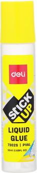 Клей жидкий Deli E7302S 50мл прозр.