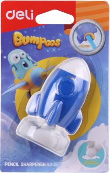 Точилка 1 отверстие Rocket Bumpees ассорти ER00601