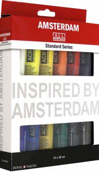 Краски акрил.12цв Amsterdam Стандарт 20мл 17820412